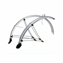 Messingschlager Mudguard Sæt (26" | 60mm | Sølv)