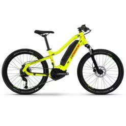 Haibike AllTrack Kids E-Bike Ungdomscykel (24" | 400Wh | Lime / Rød)