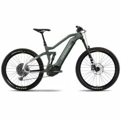 Haibike AllMtn 6.0 Fully MTB E-Bike (i600Wh | Bambus / Cool Grey)