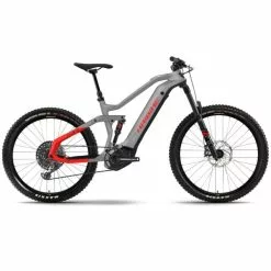 Haibike AllMtn 6.0 Fully MTB E-Bike (i600Wh | Urban Grey / Sort / Rød)