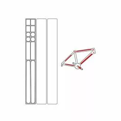 Zefal Skin Armor L Rammebeskytter (14 Lapper)