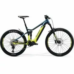 Merida EOneSixty 500 Fully MTB E-Bike (27/29" | 750Wh | Lysegrøn / Turkis)