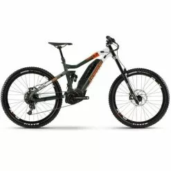 Haibike XDURO Dwnhll 8.0 YX2S Fully E-Bike (500Wh | Grøn / Hvid / Orange)