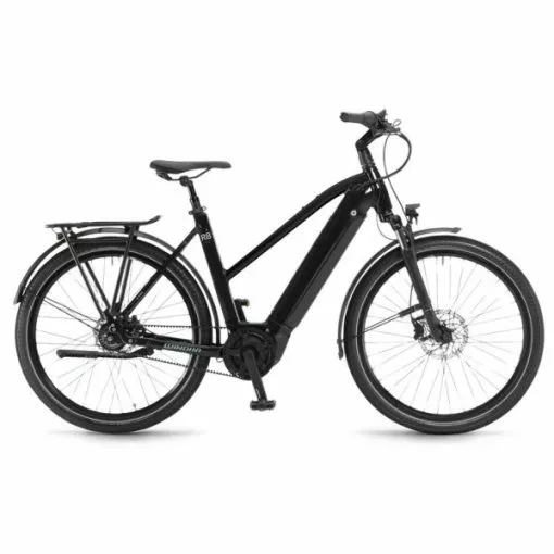 Winora Sinus R8 City E-Bike Kvinder (27,5" | 625Wh | Onyx Sort) -E-bikes Butik wh440561 main 1