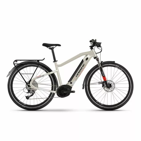 Haibike Trekking 4 High E-Bike (27,5" | 500Wh | ørkengul/hvid) 1 Haibike Trekking 4 High E-Bike (27,5" | 500Wh | ørkengul/hvid)