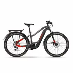 Haibike Trekking 9 Mid E-Bike (27,5" | 625Wh | Antracit / Rød)