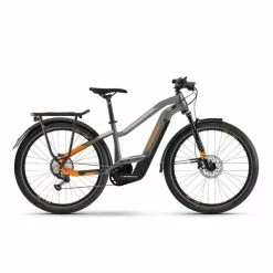 Haibike Trekking 10 Mid E-Bike (27,5" | 625Wh | Antracit / Rød)