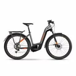Haibike Trekking 10 Low E-Bike (27,5" | 625Wh | Antracit / Rød)