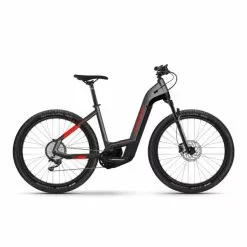 Haibike Trekking Cross 9 Low E-Bike (27,5" | 625Wh | Antracit / Rød)