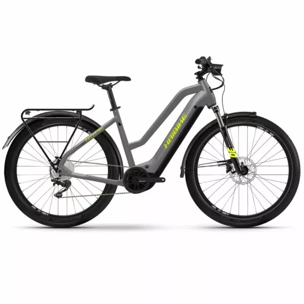 Haibike Trekking 6 Mid E-Bike (27,5" | 630Wh | Grå / Neongul) 1 Haibike Trekking 6 Mid E-Bike (27,5" | 630Wh | Grå / Neongul)
