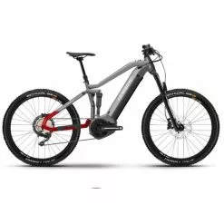 Haibike AllTrail 5 Fully MTB E-Bike (29" | 630Wh | Grå / Rød)